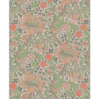 Ekelund Linneväveri Golden Lily tæppe 140x170 cm Flerfarvet