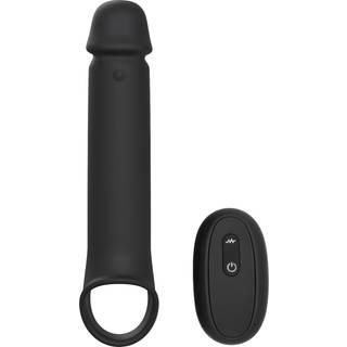 Dream Toys Ramrod Vibrating Extender with Remote Black
