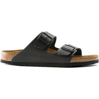 Birkenstock Unisex Arizona Natural Leather Regular Black, 41
