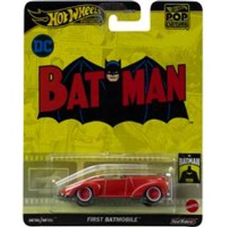 Hot Wheels Premium Pop Culture Batman Classic First Batmobile 1:64 Skala Diecast Vehicle