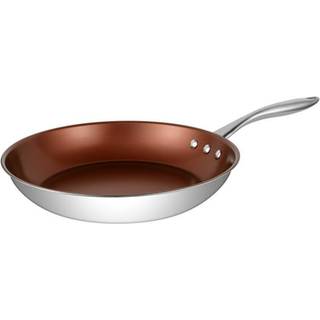 Ozeri 12-tommer pande af rustfrit stål med ETERNA non-stick-belægning - PFOA/APEO-fri, tre-lags konstruktion, induktionsklar