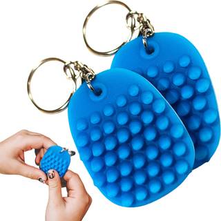 Hedgehog Health Hoglet Mini Keychain Soft Smooth Lightweight & Silent Fidget Toys For Stress Relief - Perfect Sensory Toy, der er taktil berolige