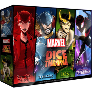 Marvel Dice Throne 4-Hero Box (Scarlet Witch, Thor, Loki, Spider-Man)