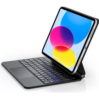 ESR iPad Keyboard 10. Generation Magic Case for Generation (2022) Sag med flydende cantilever Stand Springy Backlit Keys Multi-Touch Trackpad Cha