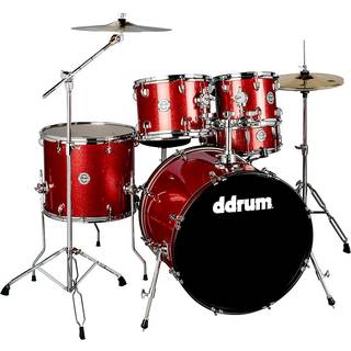 DDRUM D2 Red Sparkle Trommesæt