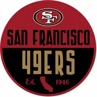 Rico Industries NFL Football San Francisco 49ers Classic Shape Cut Pennant - Indretning til hjemmet og stuen - Bld filt EZ til at hnge