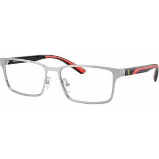 Ferrari Scuderia Mand FZ7002 107 Optiske stel Metal Sølv Transparent Firkantet Normal
