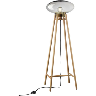 FDB Møbler U5 Hiti gulvlampe Smokey grey-oak nature lacquered