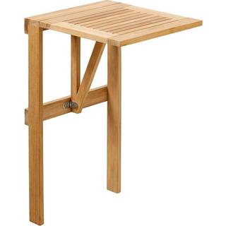 Sammenklappeligt altanbord Balcony af teaktræ