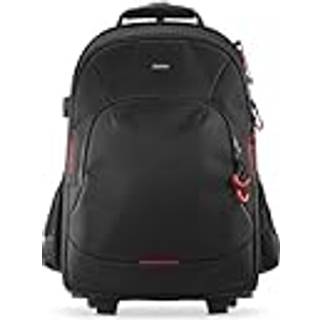 Hama Ohio camera trolley, 200, sturdy photo case for hand luggage black/red