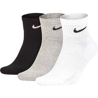 Nike Everyday Cushioned Training Ankle Socks (3 Pairs), Multi - 42 - 46