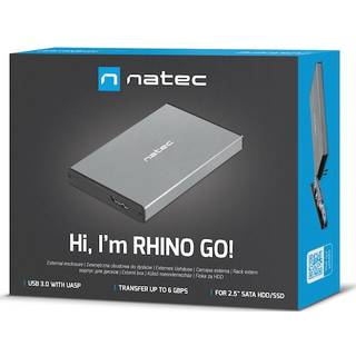 Natec Rhino GO - storage enclosure - SATA 6Gb/s - USB 3.0