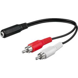 3,5mm 2x RCA adapter kabel 1,4m