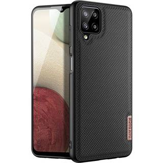 Samsung Galaxy A12 - DUX DUCIS Fino Hybrid cover - Tekstil Design - Grøn