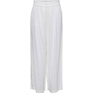 Tokyo Linen Pants - Bright White - S/32 - ONLY