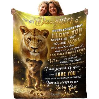 Til min datter tæppe gaver fra mor tæppe til datter fra mor flanel tæppe et kast til datterens fødselsdagseksamen 50 """" x60 """"