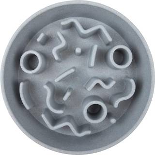 District 70 bamboo slow feeder 1200ml - 2500ml madskål, ice blue
