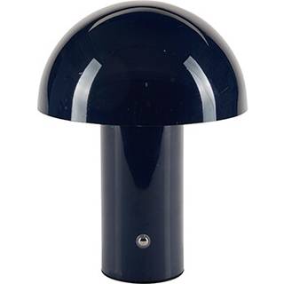 Bahne Interior - Glossy Mushroom LED bordlampe, blå - H21,5 cm.