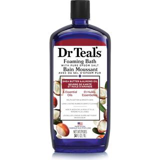 Dr. Teals skummende bad med ren Epsom Salt Shea Butter & Almond 34 Fl Oz