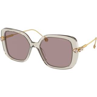 Swarovski SK6011 3003LA 55 Solbriller Kvinder Brun - Transparent Light Brown - 55mm