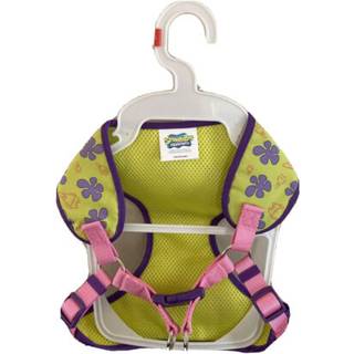 SpongeBob Squarepants til kæledyr Patrick Dog Harness For Large Dogs No Pull Dog Harness Vest With Green Body Purple Flowers og Pink Stropp