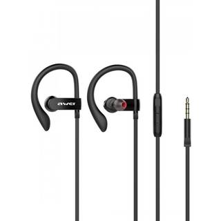 AWEI ES160I Super Bass In-ear Kablet Sports Earphones med Ørekroge. Perfekt til sport!