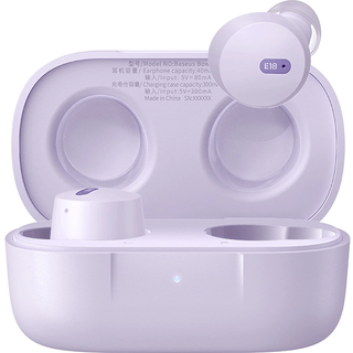 Baseus Bowie E18 True Wireless øretelefoner med ENC-støjreduktion - stjernelilla