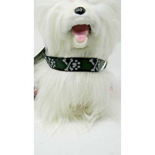 Lupine Dog Collar 1 """" Bred Bling Bonz justerer fra 12 """" til 20 """"