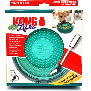 Kong slickar spinz roterande texturerad matkudde med icke-skidbas (stor)