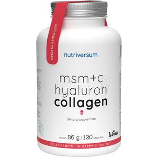 Nutriversum - MSM+C Hyaluron Collagen til kvinder, 120 kapsler