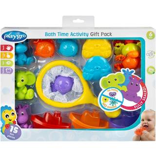 Playgro Badelegetøj Gaveæske m fiskenet og figurer - 16 dele