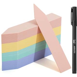 Mr. Pen-Plastic Plantetiketter 100 pcs 4 Pastelfarver Planter Mark?rer Plante Tags Haveetiketter Havemark?rer Plantetiketter til udend?rs have Va