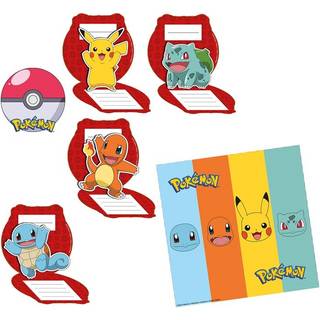 Pokemon invitationer, 8 stk.