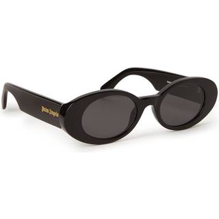 PALM ANGELS Unisex PERI051 Gilroy 1007 black Solbriller Acetat Sort Grå Rund Normal