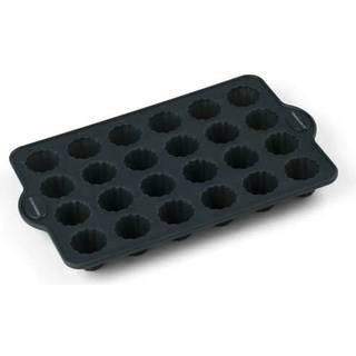 Blomsterbergs 24 huller Mini Charlotteform - Grå - 34,5x21,5x3,4cm