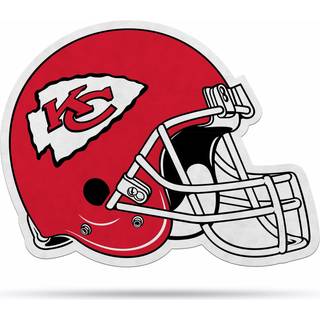 Rico Industries NFL Fodbold Kansas City Chiefs Helmet Shape Cut Pennant - Hjem og stue D? Cor - Soft Felt EZ TO HANG 18X0.10X18
