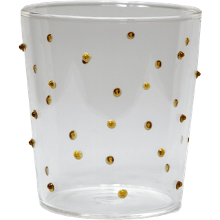Olsson & Jensen Venezia drikkeglas Rav prikker