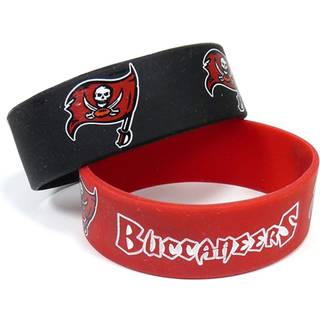 AMINCO NFL TAMPA BAY BUCCANEERS Bred armbånd 2-Pack Red 4
