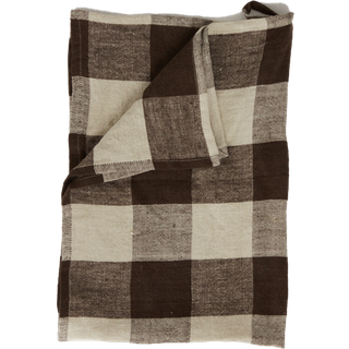 Olsson & Jensen Johanna viskestykke linned 45x65 cm Brun/natur