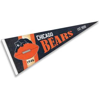 WinCraft Chicago Bears Throwback Vintage Retro Pennant Flag