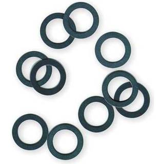 Steel Arbor Shim Assortment Kit Matte fuld h?rdt AISI 1008-1010 til kemi 3/8 '' ID 5/8 '' OD (Pack of 19)