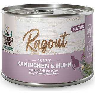 Wildes Land Vådfoder til katte ragout med and, kalkun og søde kartofler 116.39 DKK/1 kg (6 x 180.0g)