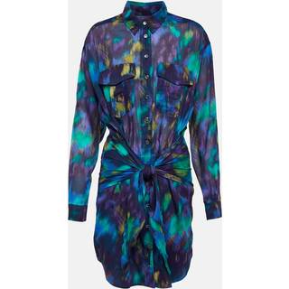 Marant Etoile Nueva printed cotton shirt dress - multicoloured - S
