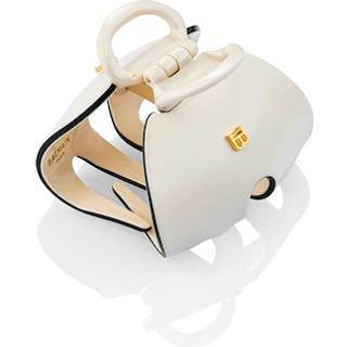 Balmain Cellulose Acetate Pince á Cheveux Imperiale White/Black