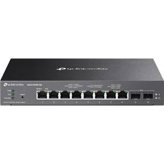 TP-Link Omada SG2210XMP-M2 netværksswitch Administreret L2/L2+ 2.5G Ethernet (100/1000/2500) Strøm over Ethernet (PoE) Bord-/vægmontering Sort