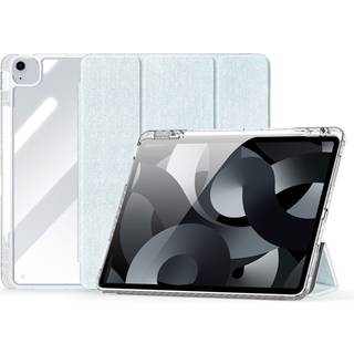 iPad Air 13" (2025 / 2024) Tri-Fold Cover - DUX DUCIS Unid Series - Gennemsigtig / Lyseblå