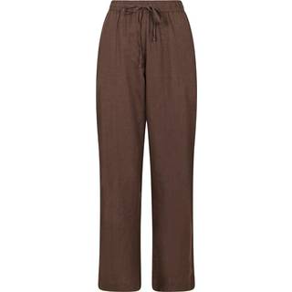 Sonar Linen Bukser, Brown, 40