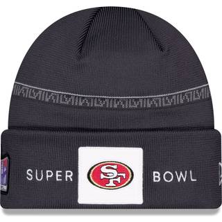 San Francisco 49Ers Super Bowl LVIII Opening Night Dark Grey Cuff Knit Beanie Hat newera adult unisex Grey newera adult unisex Grey newera adult unise - Osfm
