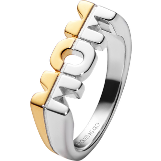 Maria Black Mom Ring 18 kt. Forgyldt Sølv 500452TT-54 - Dame - 925 Sterling Silver