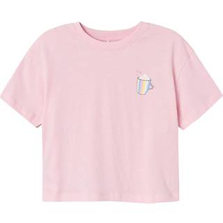 Name It Parfait Pink Printet Short T-shirt - Str. 11-12y 146/152cm